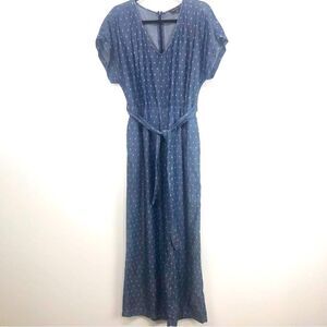 Velvet Heart Blue Chambray Jumpsuit
